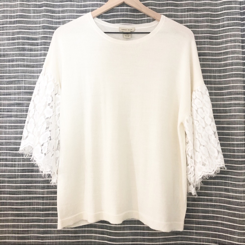 Vertical Design | Merino Wool Blend Sweater